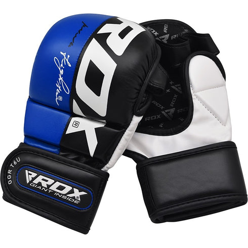 RDX T6 MMA GRAPPLING GLOVE(Blue)-6